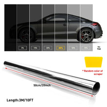 Load image into Gallery viewer, Window Tint 35% VLT 50cmX3m Car Film Roll Silver Home Tool Tinting Kit Universal