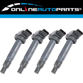 Set of 4 Ignition Coils for Toyota Hiace TRH221R 4 cyl 2.7L 2TR-FE 2005~2018