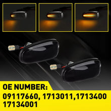 Load image into Gallery viewer, 4x Smoked Smokey Dynamic LED Side Indicator Light Pair For Holden Commodore VY