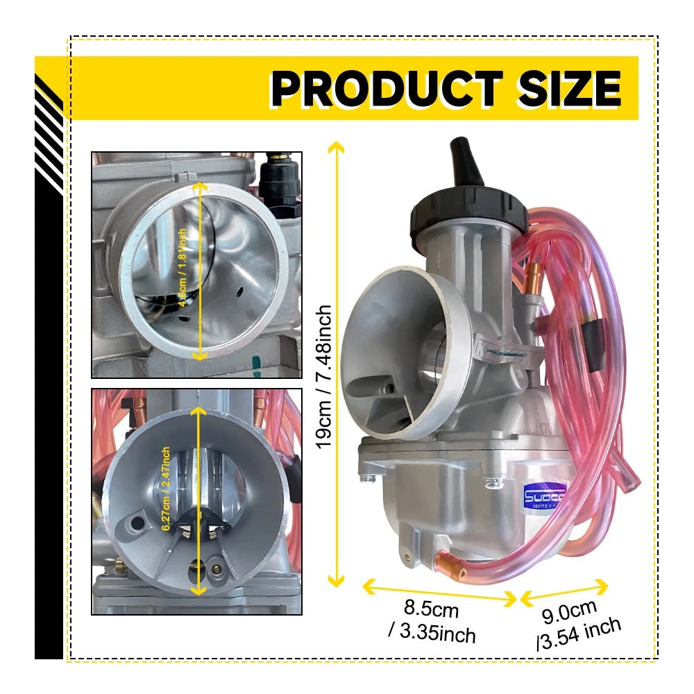 Suitable For Yamaha YZ250 KTM 250SX 250EXC 250 500 38mm Carburetor Carb Carby