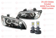 Load image into Gallery viewer, Projector Headlights Pair + LED Globes Holden Commodore VE Series 1 SSV Calais