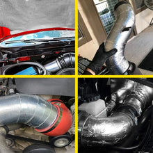 Load image into Gallery viewer, Silver Foil Heat Insulating Tape Hose Reflective Shield Adhesive 50mm X 10m