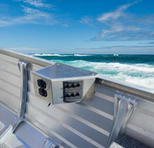 Load image into Gallery viewer, Oxidation Aluminium Side Console Boat Switch Panel Sounder Mount Alloy Bracket