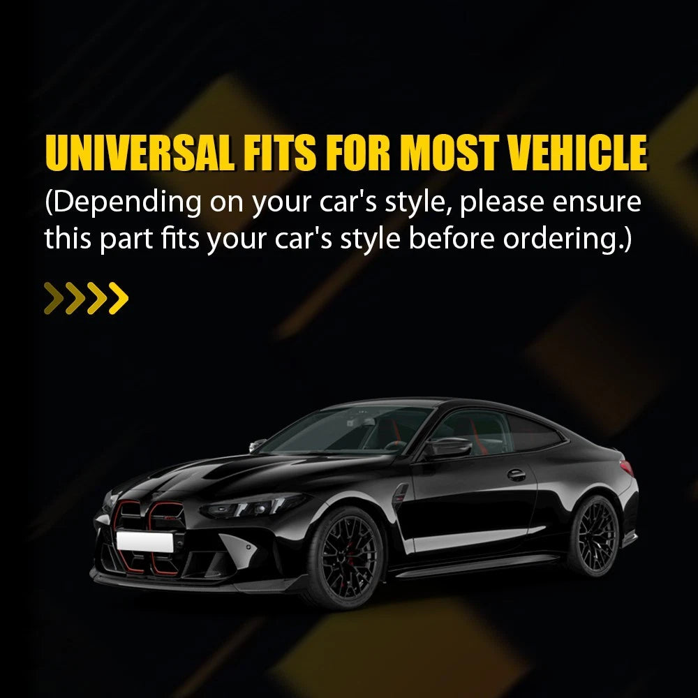 2X Car Air Flow Intake Hood Scoop Bonnet Vent Cover Universal Decor Turbo Side