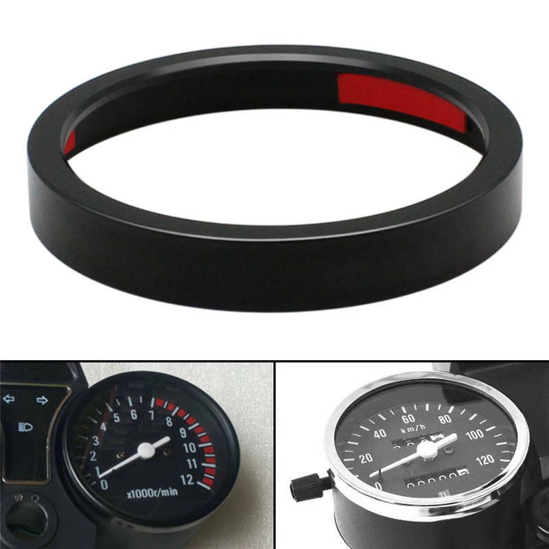 Black Speedometer Guage Bezel Cover Bezels for Harley 883 1200 Street Glide Dyna