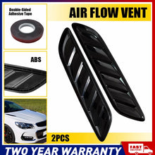 Load image into Gallery viewer, 2X Car Air Flow Intake Hood Scoop Bonnet Vent Cover Universal Decor Turbo Side