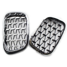 Load image into Gallery viewer, 2x Chrome Diamond Meteor Kidney Front Grille For BMW 5 Series E39 M5 99-2003 ST
