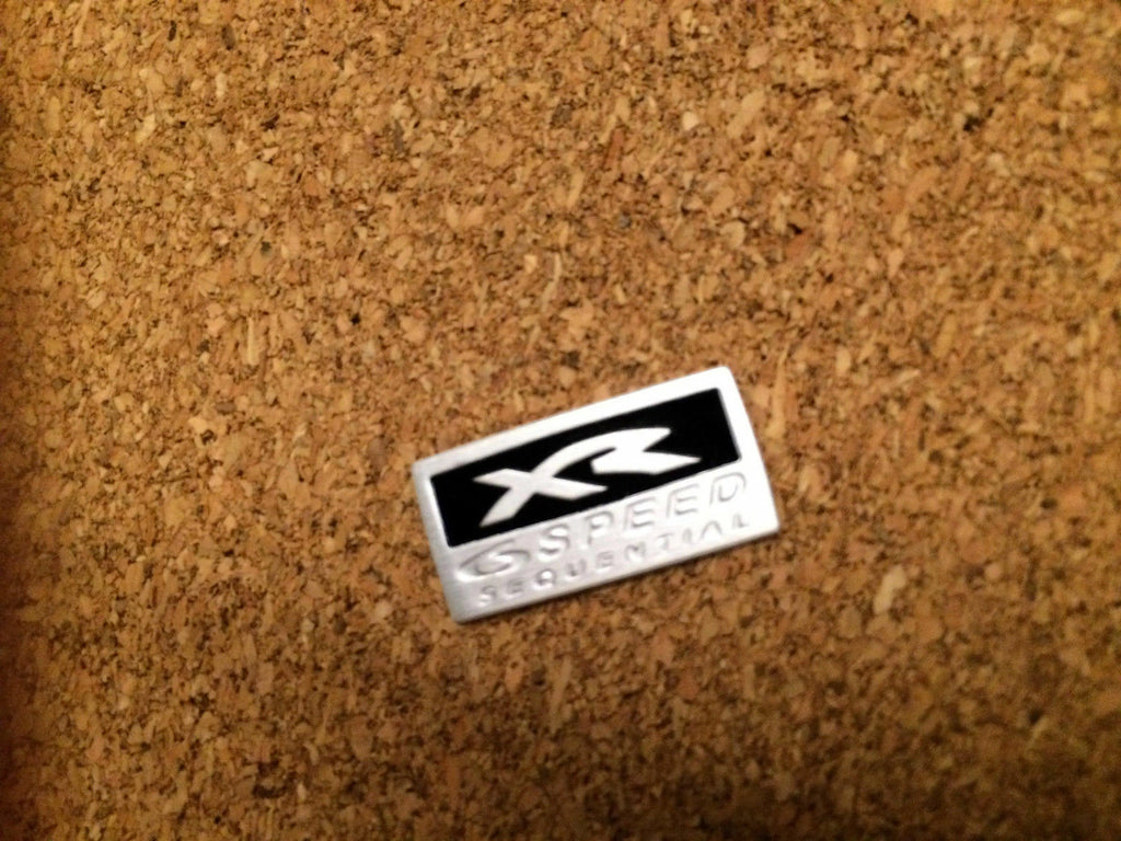 6 SPEED AUTO GEAR SURROUND INSERT BADGE FOR BF XR6/ XR 6 TURBO/XR 8, V8 ENGINE