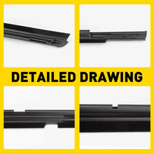 Load image into Gallery viewer, 8x Window Seals Weather Strip for 4 Door Mitsubishi Lancer 08-17 Sedan 5727A005