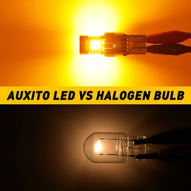 2x AUXITO T20 7440 WY21W W21W 24SMD AMBER ORANGE LED INDICATOR SIGNAL LIGHT BULB