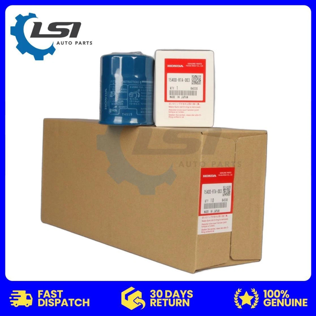 Honda Genuine Oil Filters 15400-RTA-003 x10 Aus ref: z547