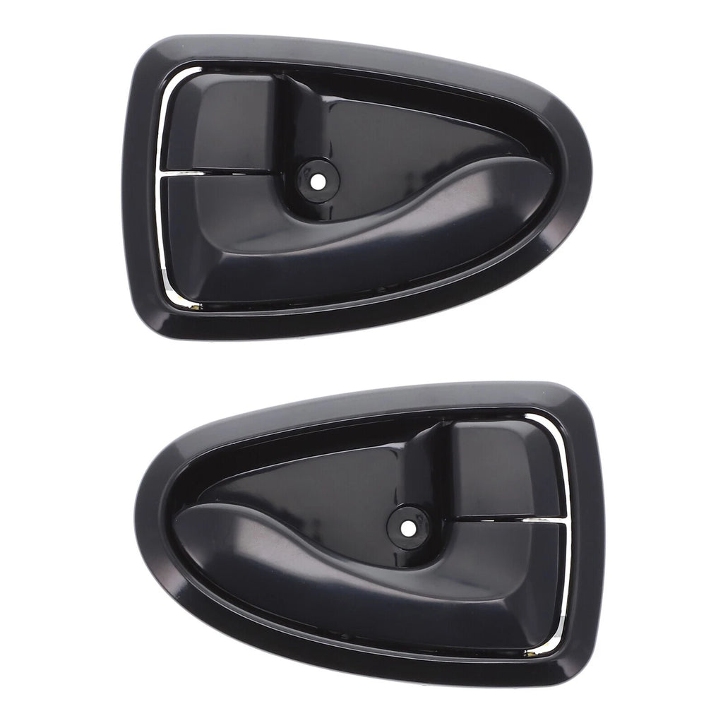 Door Handle Inner for Hyundai Accent LC 00-06 Set of 2 Black FRONT=REAR LH+RH
