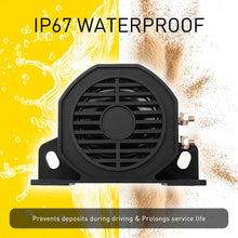 Load image into Gallery viewer, 2x ALARM BUZZER 105Db HEAVY DUTY TRUCK MARINE RV TRAILER LORRY SQUAWKER REVERSE