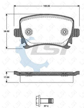 Load image into Gallery viewer, Rear Brake Pads and Disc Rotors Set for Skoda OCTAVIA 2.0T 2007-
