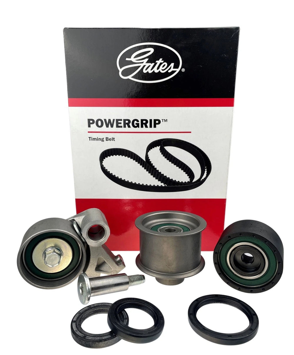 Engine timing belt kit with tensioner, idler bearings and seals for Ford Probe and Mazda V6