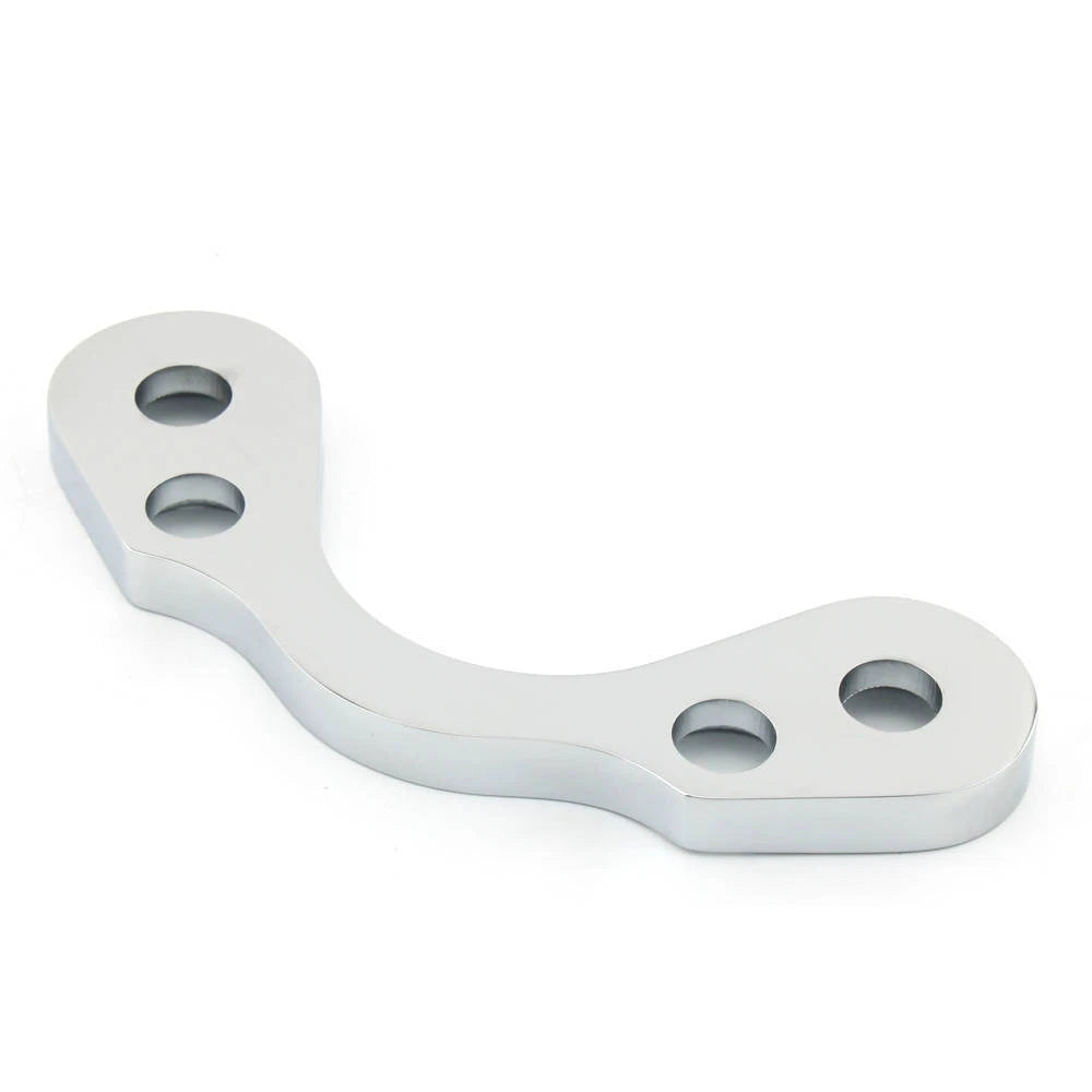 Chrome Springer Handlebar Tree Adapter Top Clamp 3.5"-4.75" for Harley for Dyna