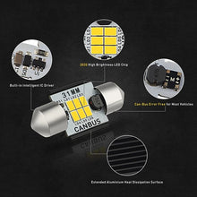 Load image into Gallery viewer, 31mm BRIGHT Festoon Super White Car LED Dome Interior Roof Light Bulb 30mm 32mm