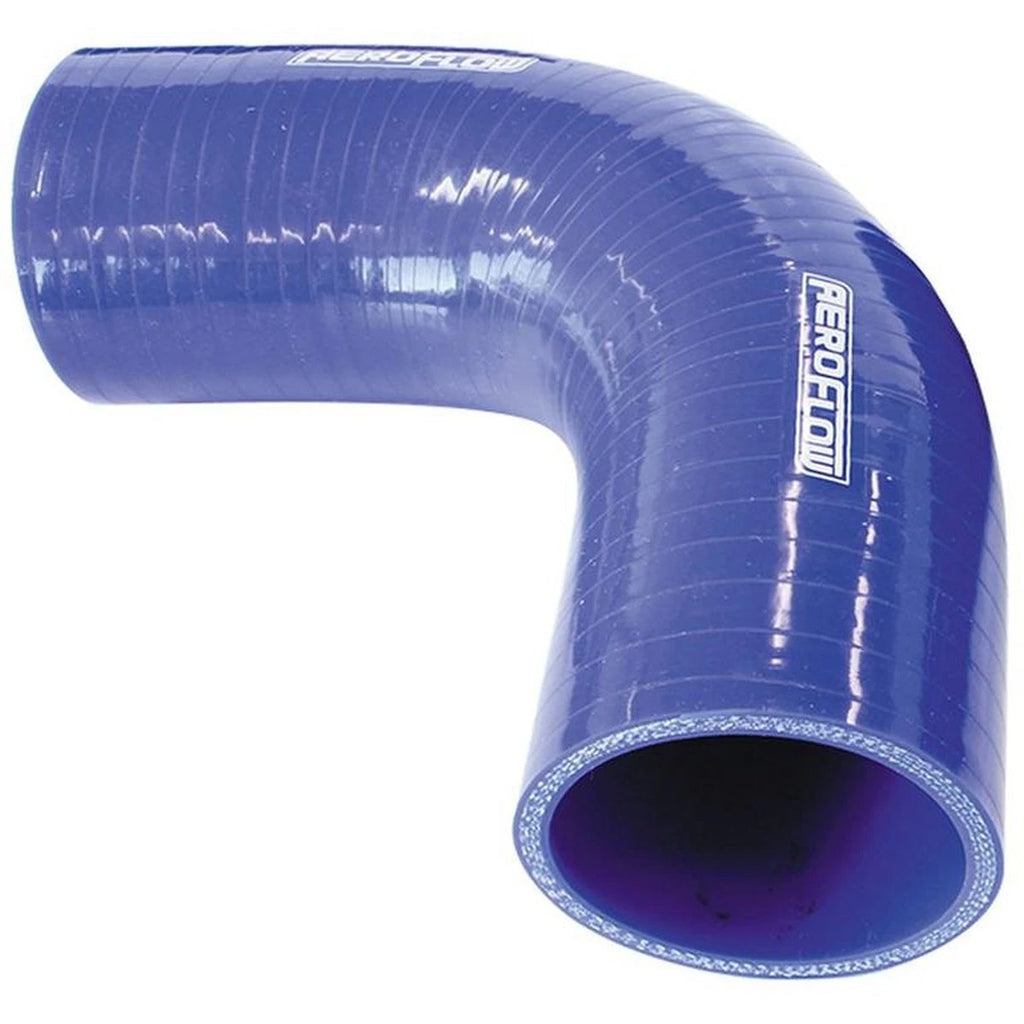 Aeroflow AF9003-100 blue 90 degree silicone elbow hose with 1 inch ID