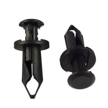 Load image into Gallery viewer, 50 x 8mm Hole Plastic Rivet Fastener Push Clips Black Nylon For Car Auto Fender