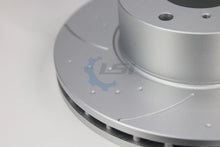 Load image into Gallery viewer, Dimpled Slotted Front Brake Rotors for Subaru Performance Upgrade