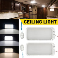 LED Interior Roof Cabin Light 12V Caravan Trailer Motorhome RV Boat Ceiling Lamp