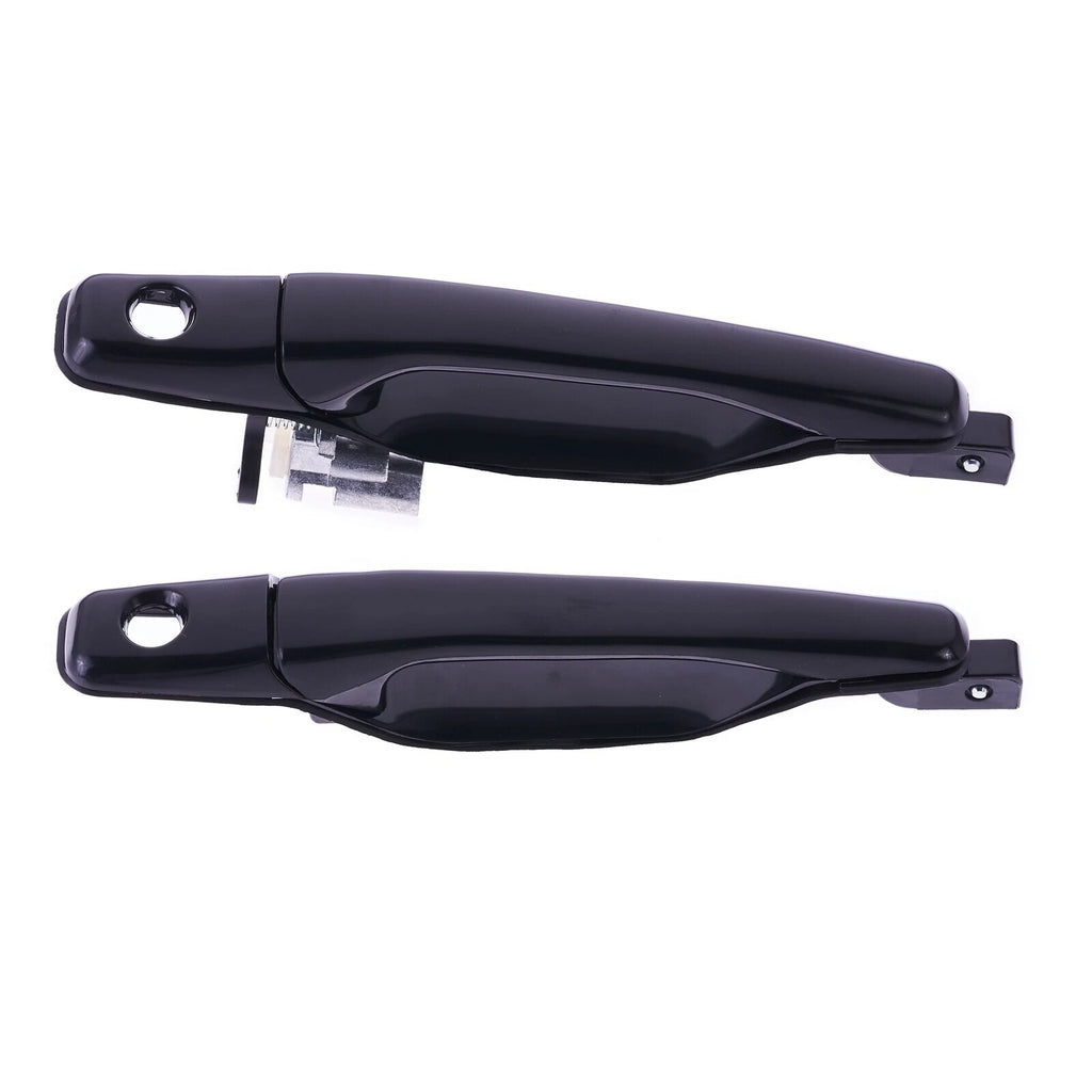 Door Handle Outer for Mitsubishi Lancer 02-07 Set of 2 Black FRONT LEFT+RIGHT