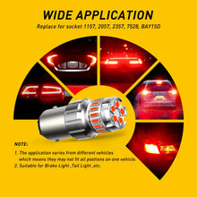 Load image into Gallery viewer, AUXITO 2/4x BAY15D P21/5W 1157 Red 23SMD LED Brake Stop Tail Light Bulb Globe A
