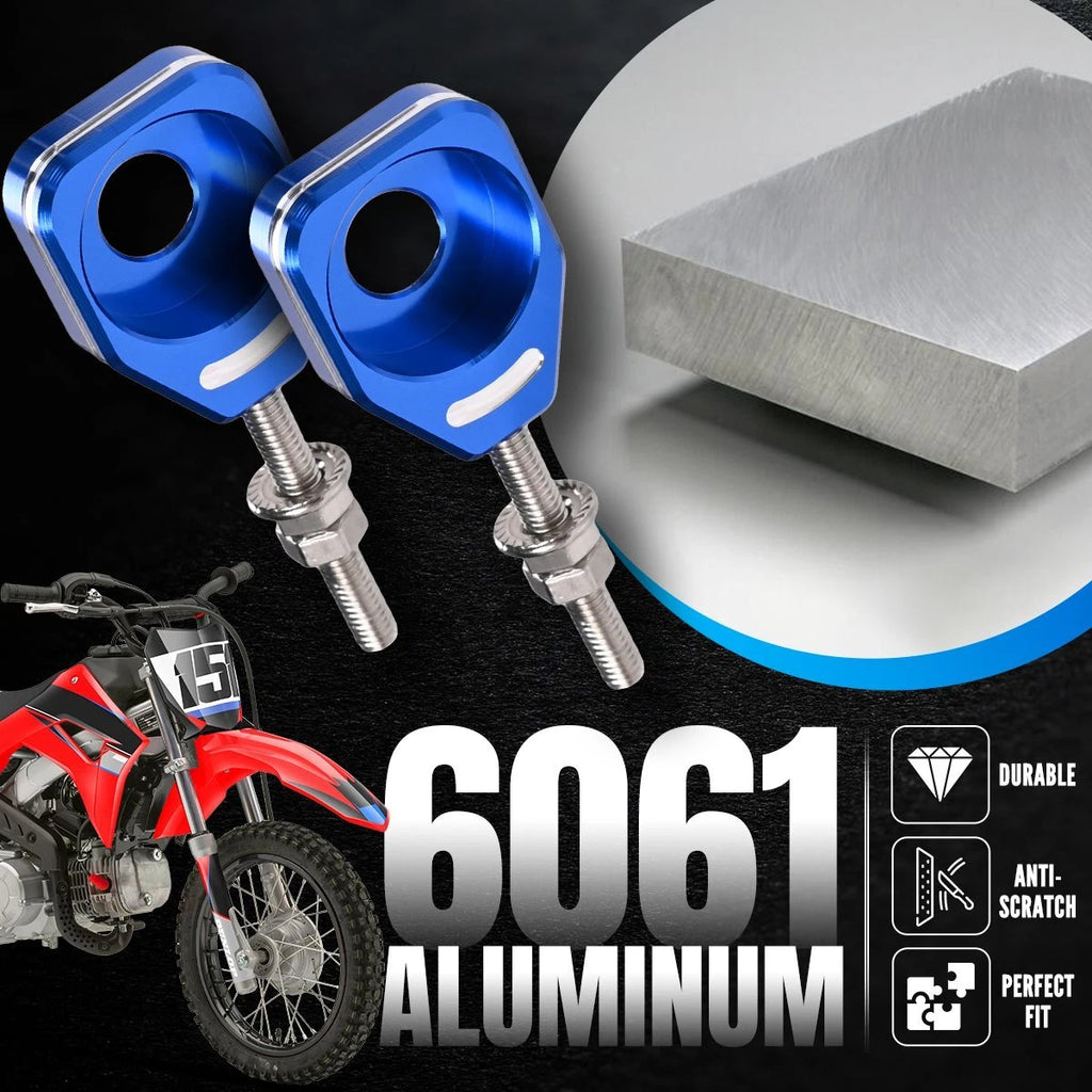 Blue Motorcycle Rear Chain Adjuster Tensioner For HONADA All CRF110 2013-2023 ST