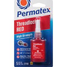 Load image into Gallery viewer, Permatex High Strength Threadlocker Red 10ml