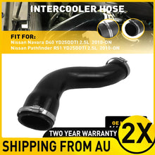 Load image into Gallery viewer, 2x Turbo Intercooler Hose Cold Side For Nissan Navara D40 Pathfinder R51 2010 AU