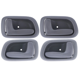 Door Handle Inner for Toyota Corolla 98-01 Set of 4 Grey FRONT REAR LEFT+RIGHT