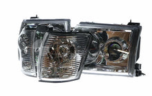 Load image into Gallery viewer, *NEW* HEADLIGHT HEAD LIGHT LAMP (ANGEL EYES) SUIT TOYOTA HILUX SR5 2001-2005 SET