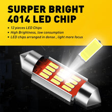 Load image into Gallery viewer, 2/4/8X Canbus LED Car Interior Light Festoon C5W C10W 36mm White Side Wedge A