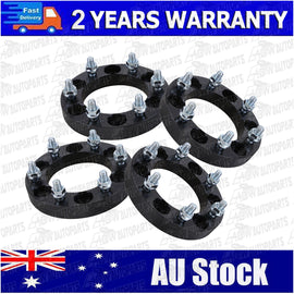 4PCS 25mm 6x139.7MM M12x1.5 Wheel Spacers For Pajero Hilux Triton Ranger 6 Stud