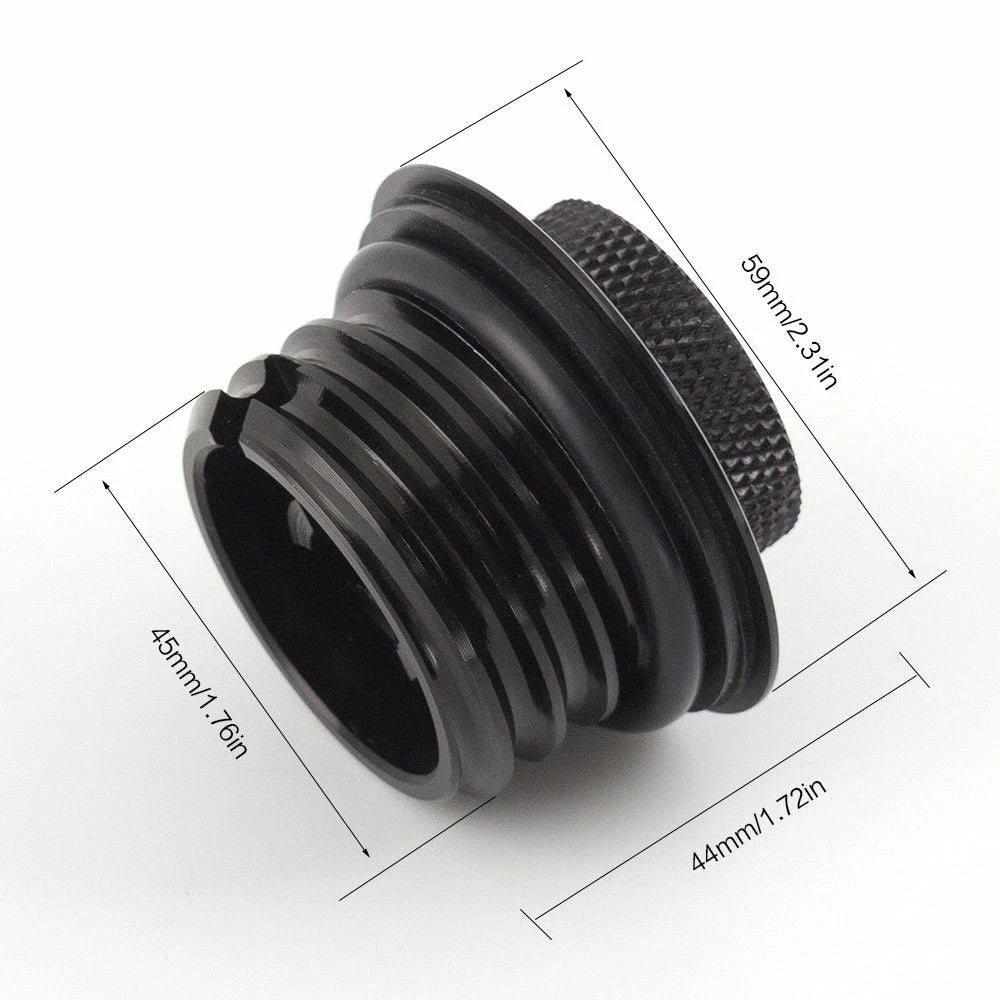 Aluminum Alloy Motorcycle Flush Gas Cap Fuel Oil Tank Cover for Harley ST