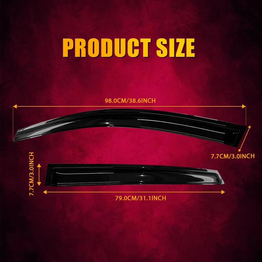 Set of 8Weather Shields Weathershields Set for Kia Stonic Dual Cab 2020-Onwards