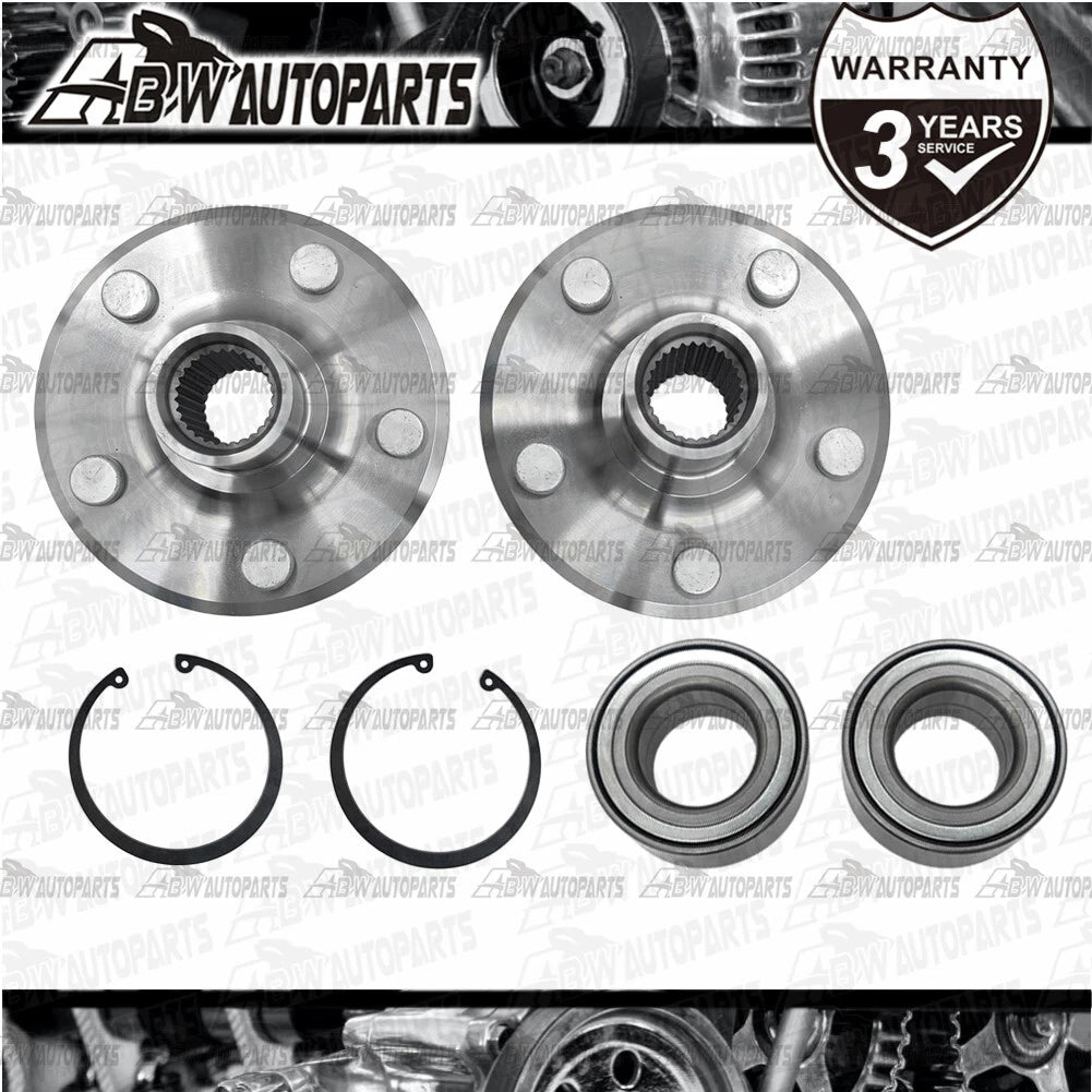 PAIR x FRONT Wheel Bearing and Hub Kit For Ford Territory SX SY SZ AWD