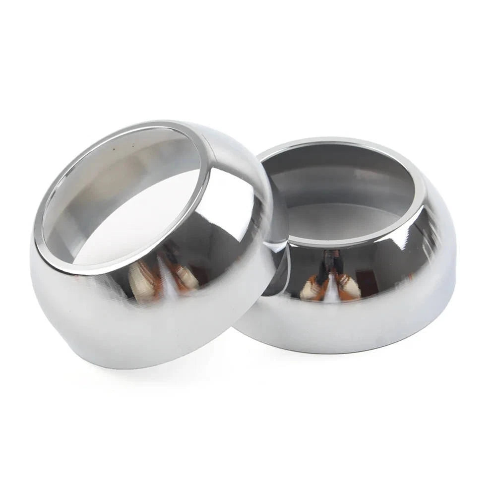 Chrome CNC Front Fork Boot Cap Covers 39mm For Harley Sportster Dyna FXR Pair ST