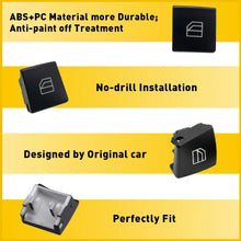 Load image into Gallery viewer, 4X For Mercedes-Benz W204 E-Class W166 Master Window Switch Button Cover Cap