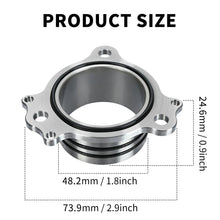 Load image into Gallery viewer, CNC NO LEAK O-ring Exhaust Manifold Flange Silver For Honda CR125 1990-2002 ST