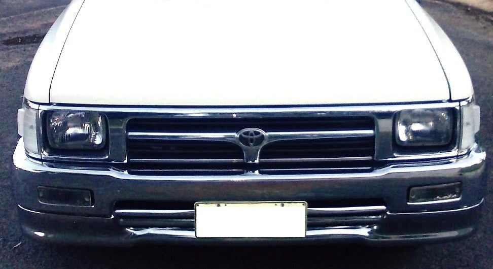*NEW* FRONT BUMPER BAR & APRON SUIT TOYOTA HILUX RN/LN/YN85 2WD 1991-1997 CHROME