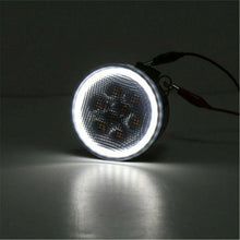 Load image into Gallery viewer, For Jeep Wrangler JK 07-18 LED Amber Turn Signal Light Smoke Lens Halo DRL Lamps
