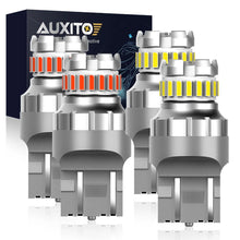 Load image into Gallery viewer, 2X T20 7443 7440 WHITE RED LED BRAKE STOP TAIL LIGHT BULBS GLOBE BRIGHT 12V AU