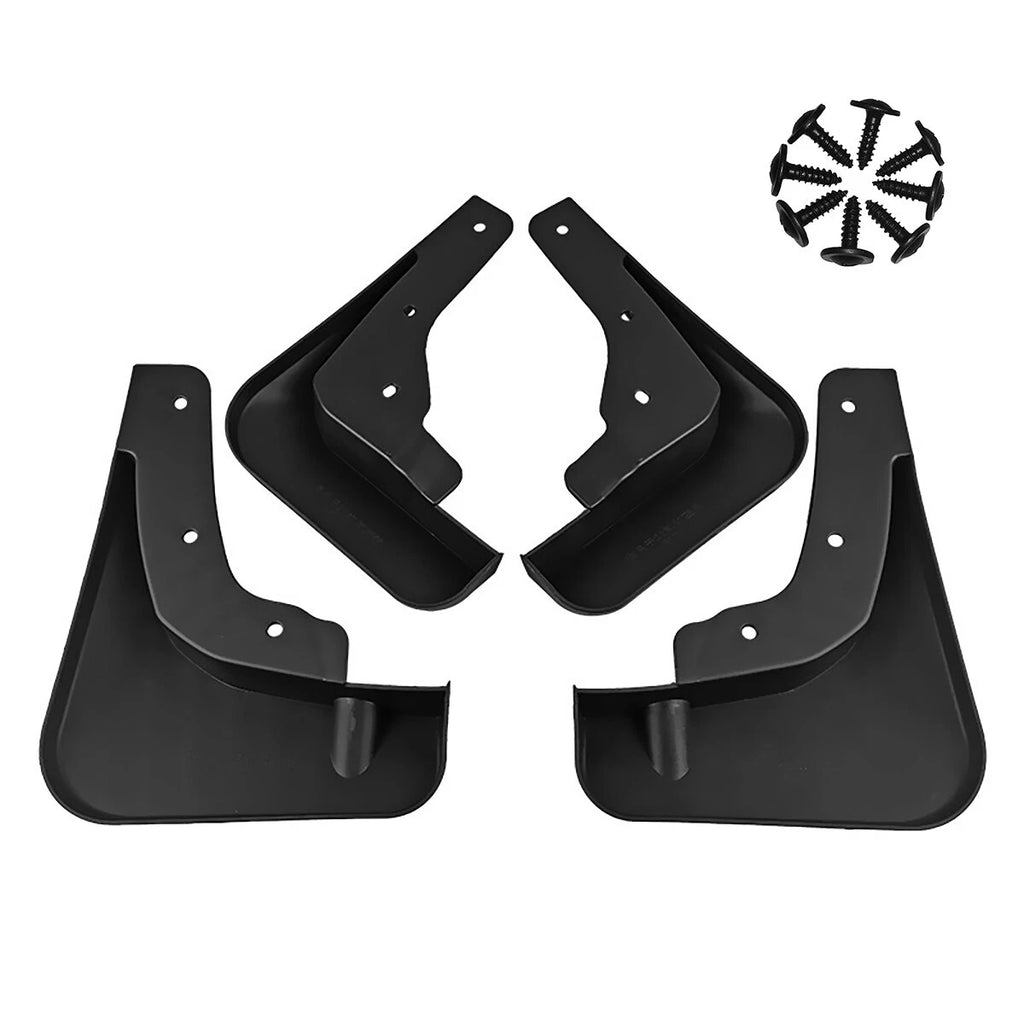 Black Molded Splash Guards Mud Flaps Fender For Mitsubishi Outlander 2022-2023