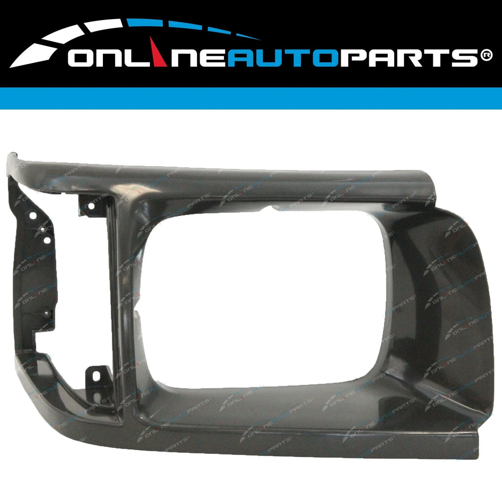 LH+RH Headlight Surround Pair Light Grey for Toyota Hiace Van 1992-1998 L+R Set