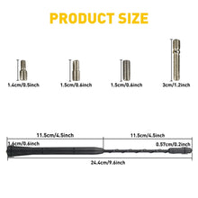 Load image into Gallery viewer, Car Roof Antenna Aerial Mast Rod Whip Signal Stereo Amplified Radio Universal 9”