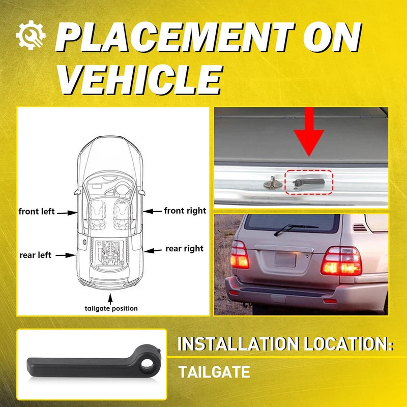 Rear Barn Door Tailgate Handle for Toyota LandCruiser 70 75 80 100