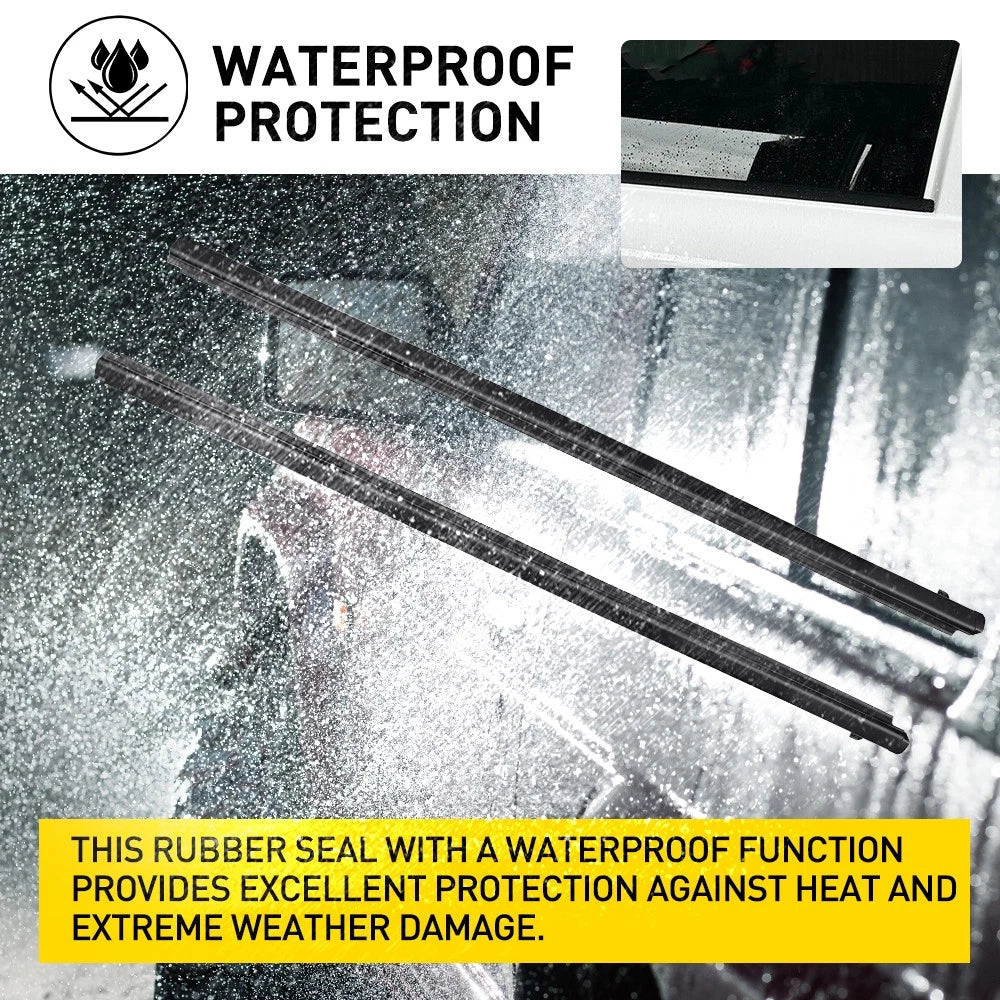 4pcs Window Seal Weather Strips For Mazda BT50 2012-2019 2 Doors Single Cab