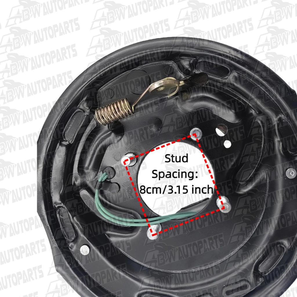 4PCS 10inch Trailer Caravan Electric Brake Backing Plates Quality Strong Magnets