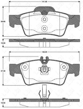 Load image into Gallery viewer, Front and Rear Brake Disc Rotors and Brake Pads Set for CLS350 C219